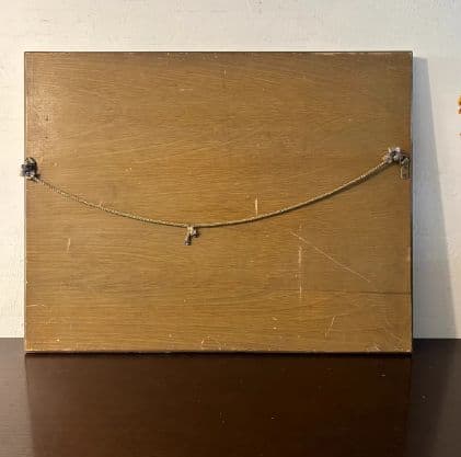 芸人木彫りの掛物1枚