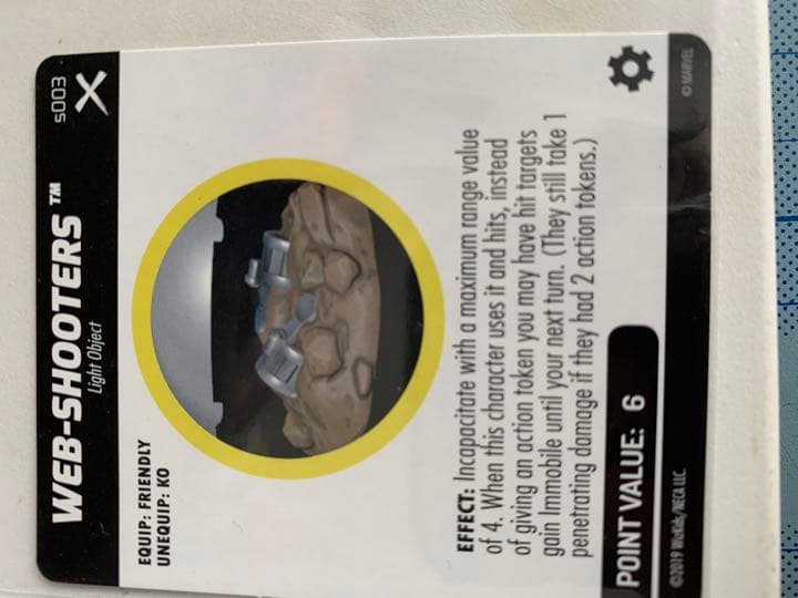 【MARVEL】 スパイダーマン ウェブシューター フィギュア＆カード