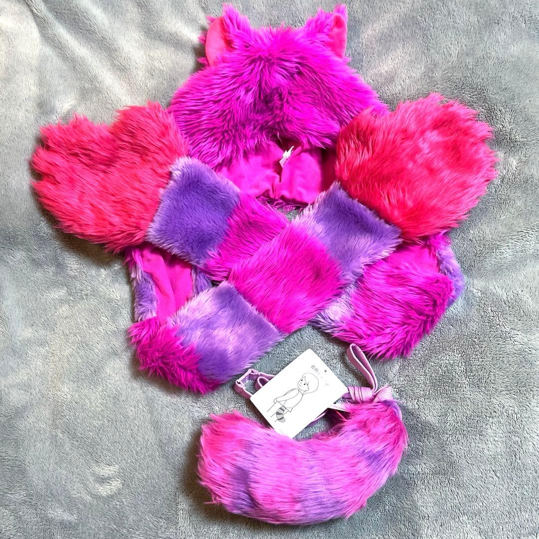 ディズニー マフラーキャップ チェシャ猫 ファンキャップ ショルダーポシェット