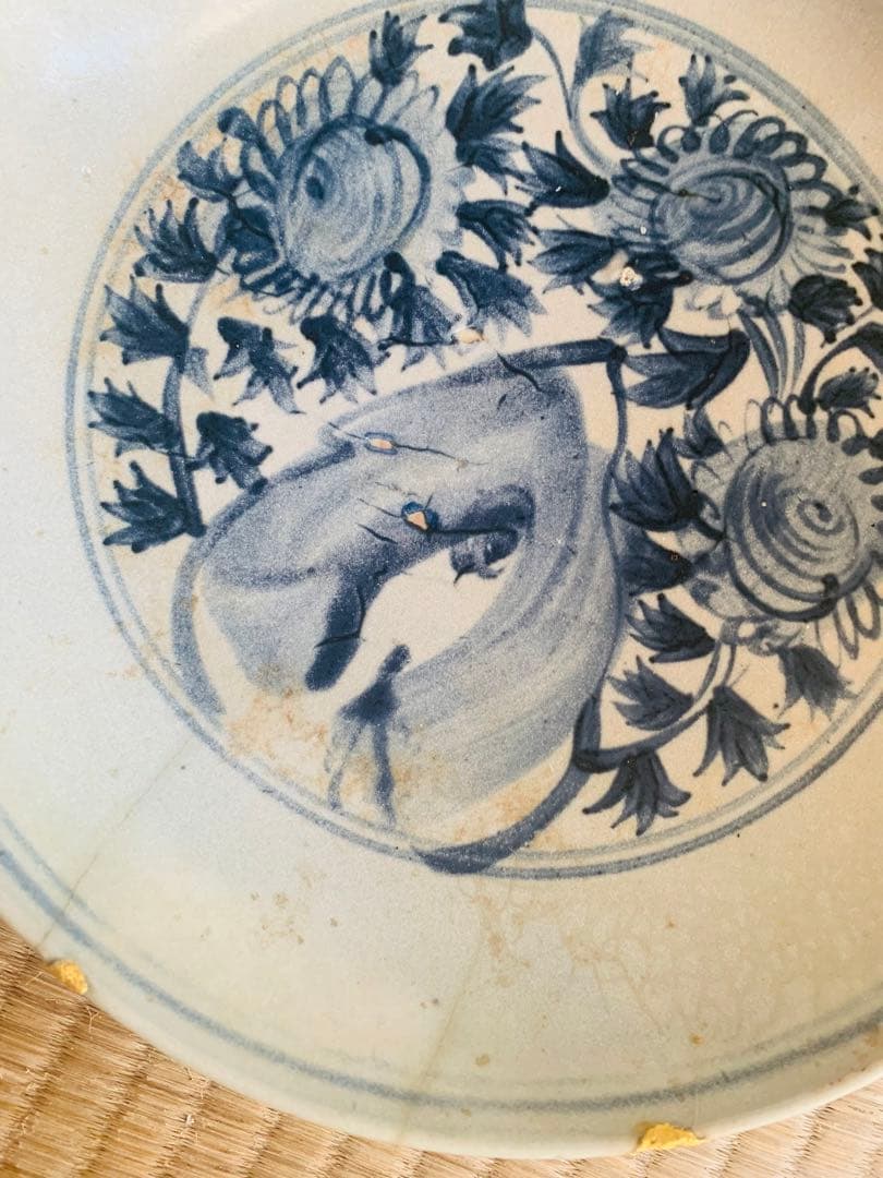 中国明時代中早期染付大皿