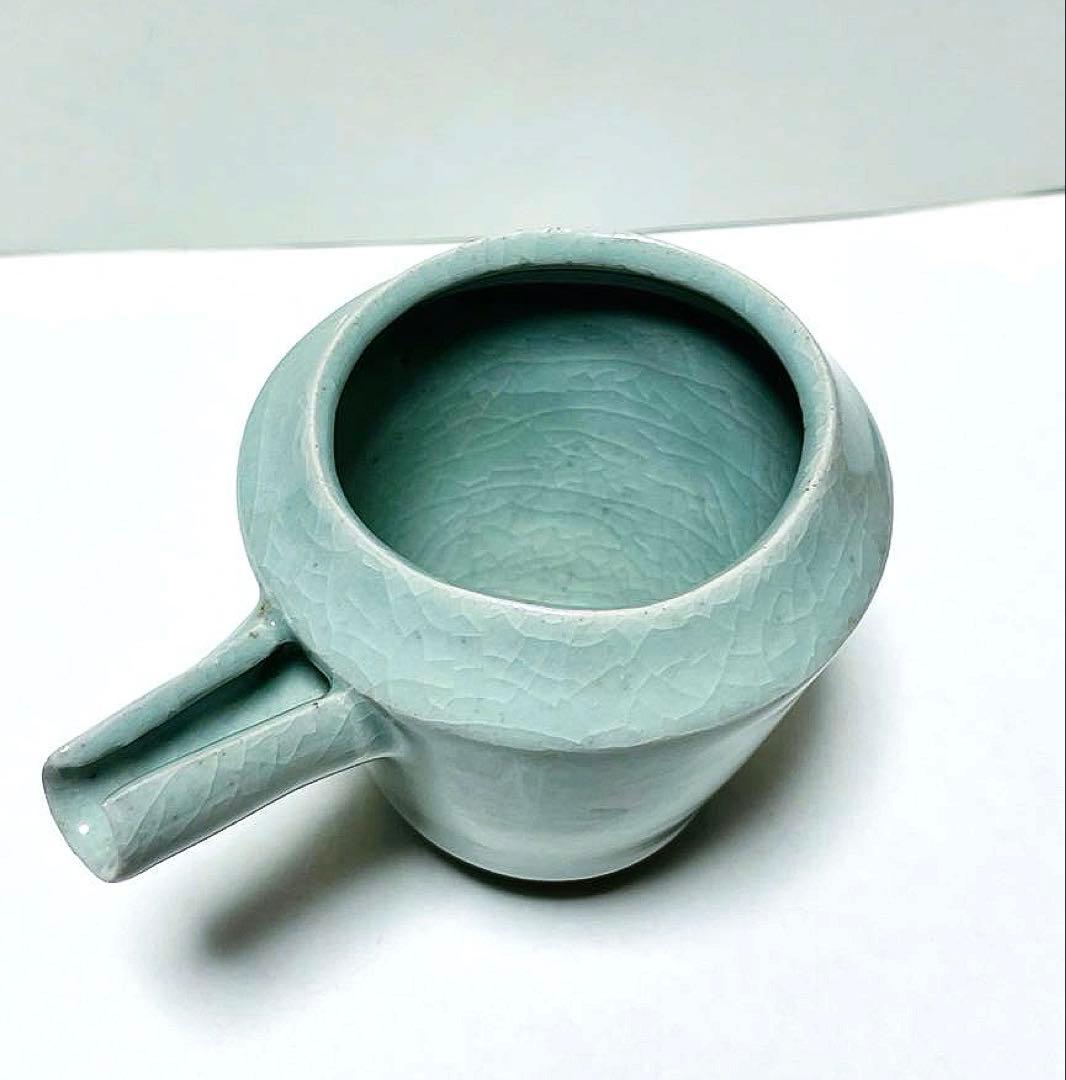 新品未使用　青磁　片口