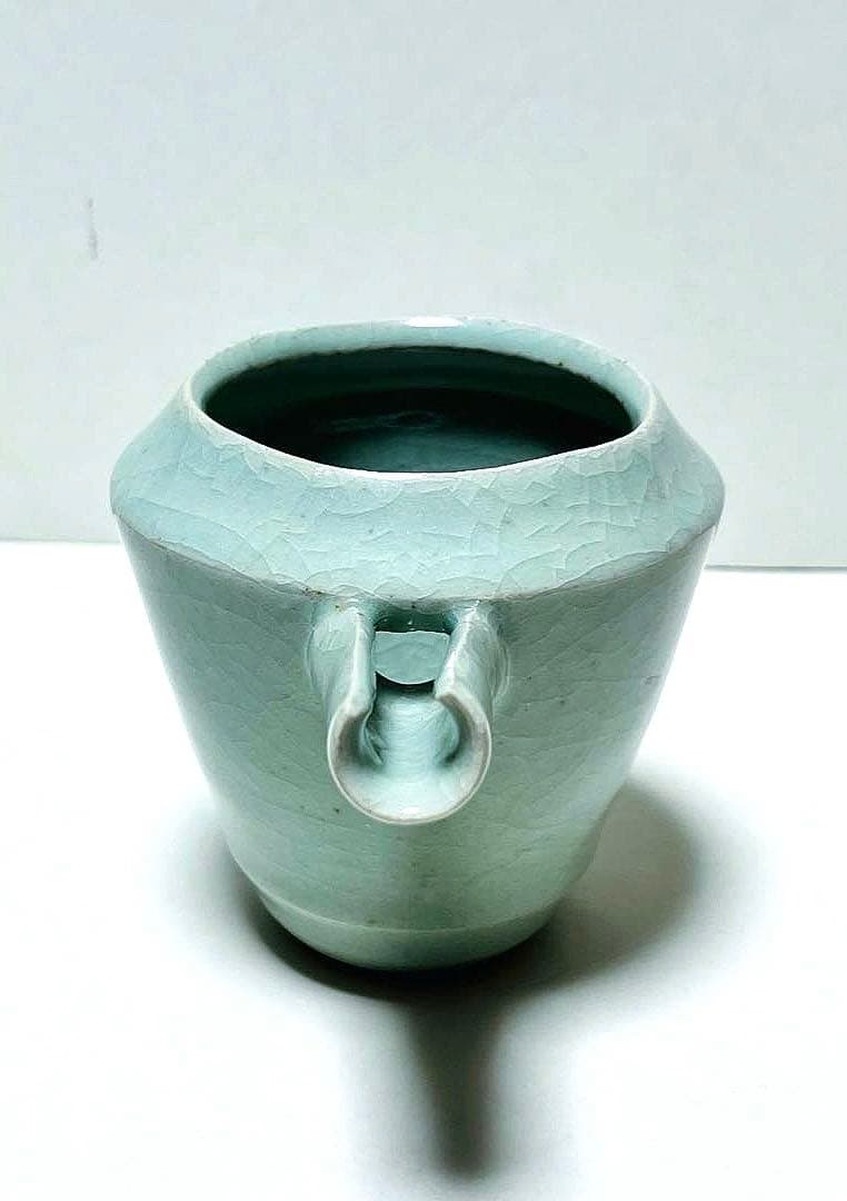 新品未使用　青磁　片口