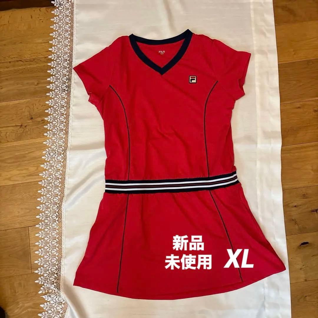 FILA スポーツドレス XL 赤