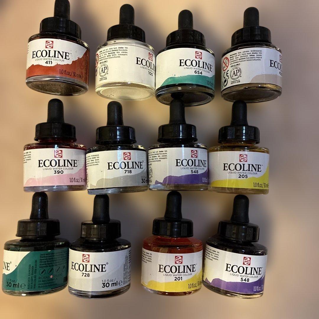 ECOLINE カラーインク　 インクセット 30ml 12本セット