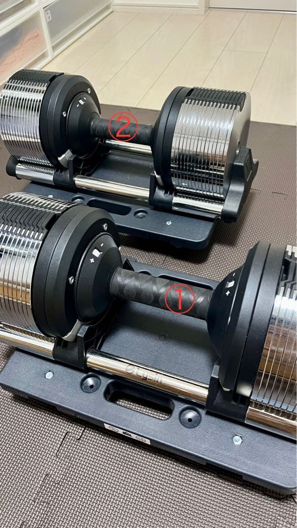 ①ライシン可変式ダンベル32キロ1キロ刻み2024年モデル1個