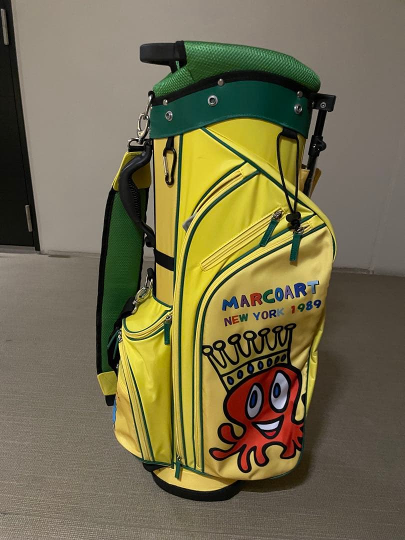 MARCOART New York 1989 キャディバッグ（黄色）