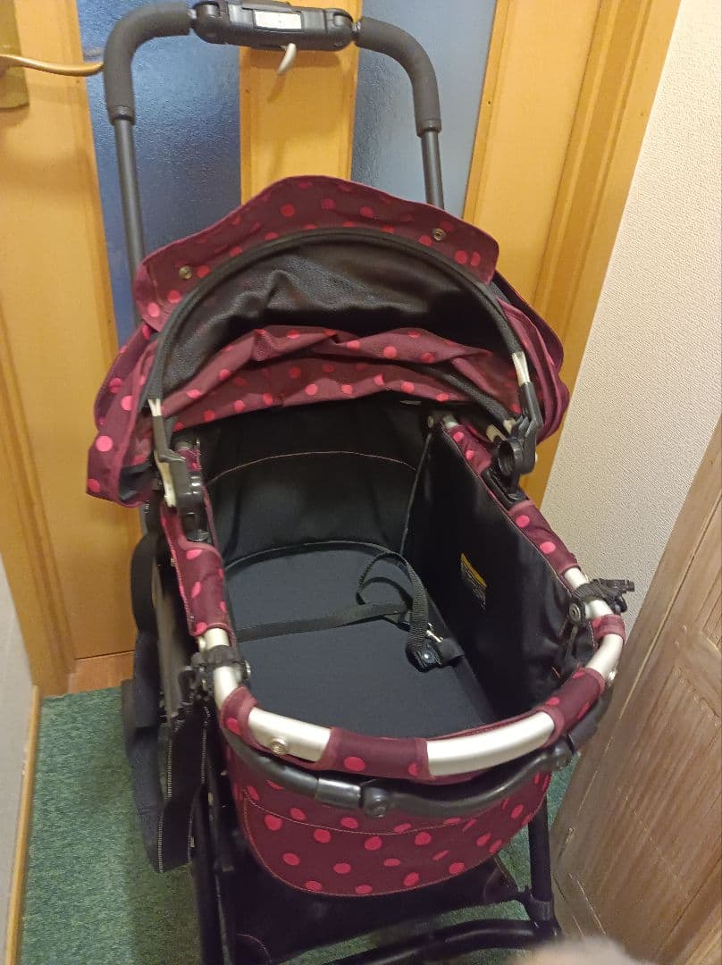 Compet コムペットミリミリ ルビードット 軽量分離型ペットカート