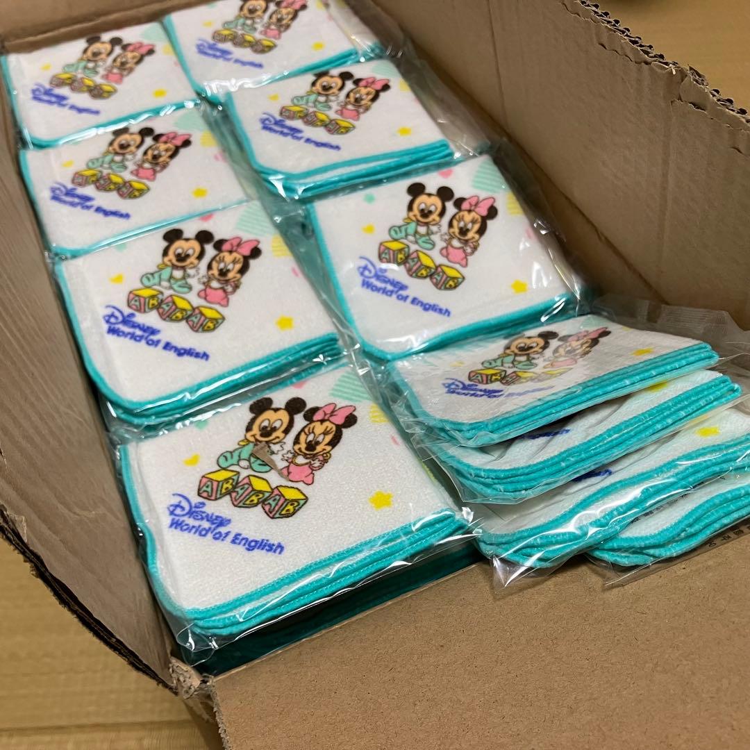 400枚 【未開封新品】 Disney ミッキー ミニー タオルハンカチ