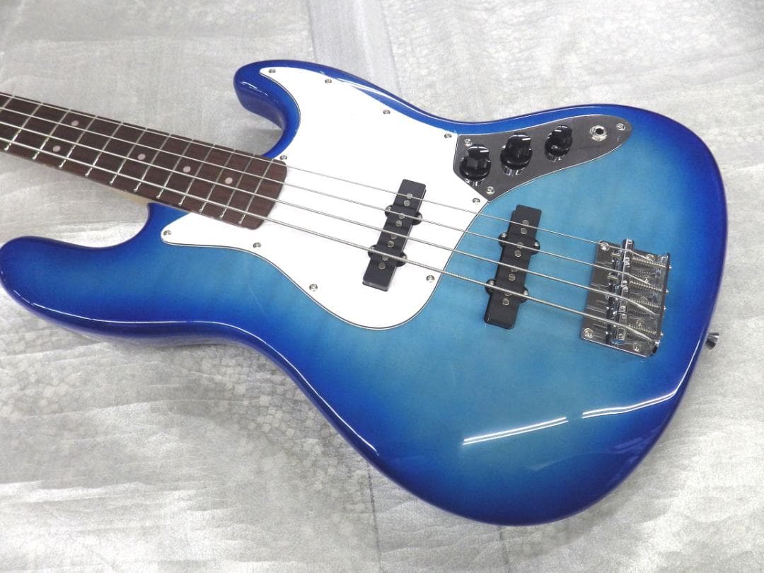 エレキベースギター　セット JB-240　SBL　LTD　シースルーブルー