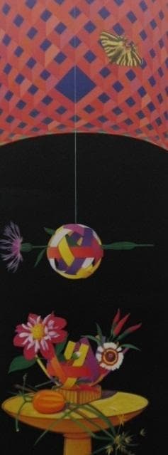 山内滋夫【夏の花籠】希少な額装用画集より、状態良好、新品高級額装付