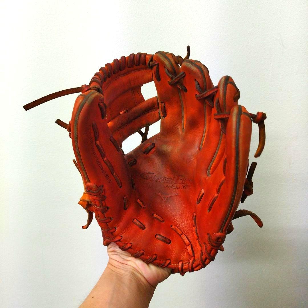 658 ミズノ グローバルエリート 型抜群 即戦力 軟式 少年 内野手用グローブ