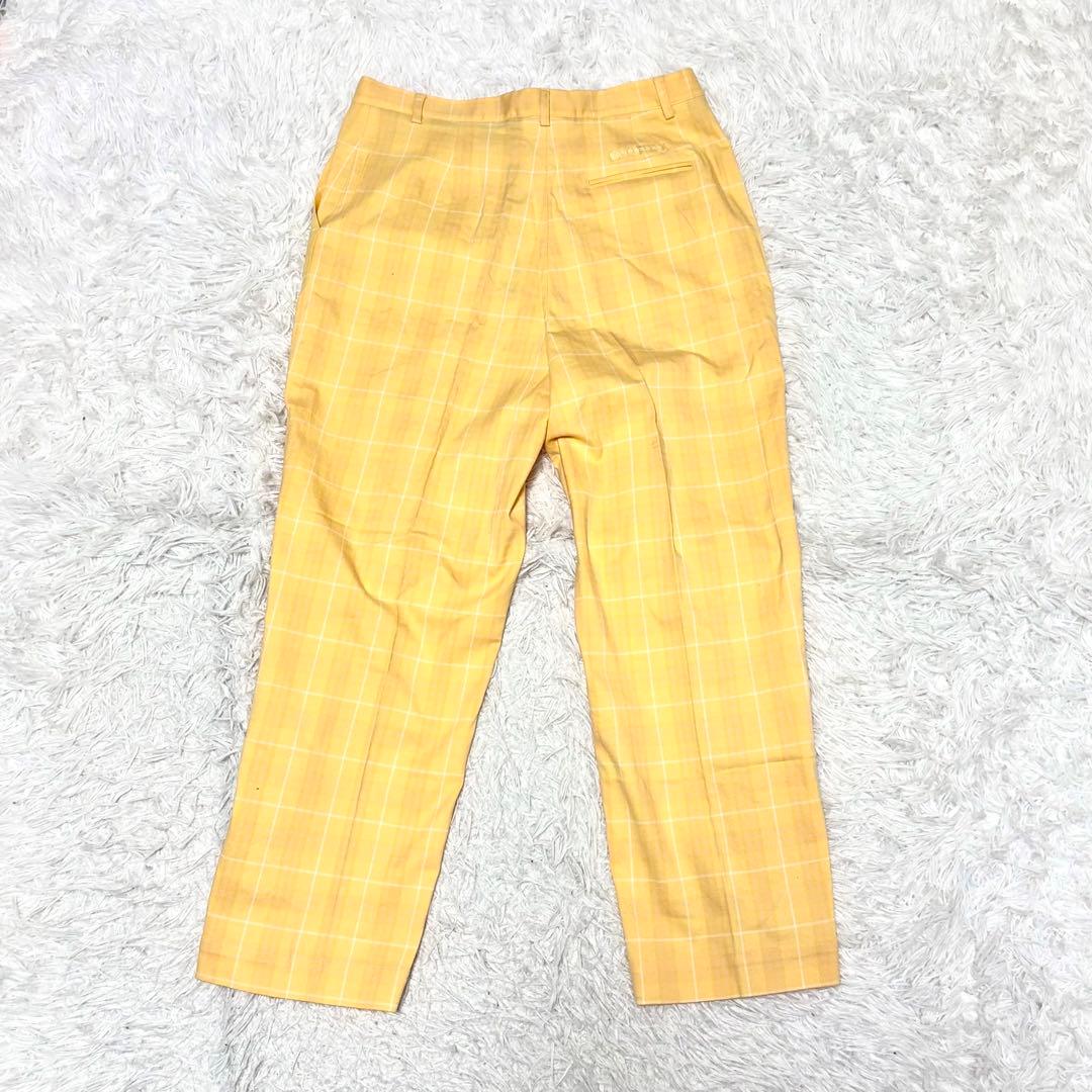 【極美品】 バーバリーロンドンゴルフ　パンツ　ノバチェック　オレンジ　S