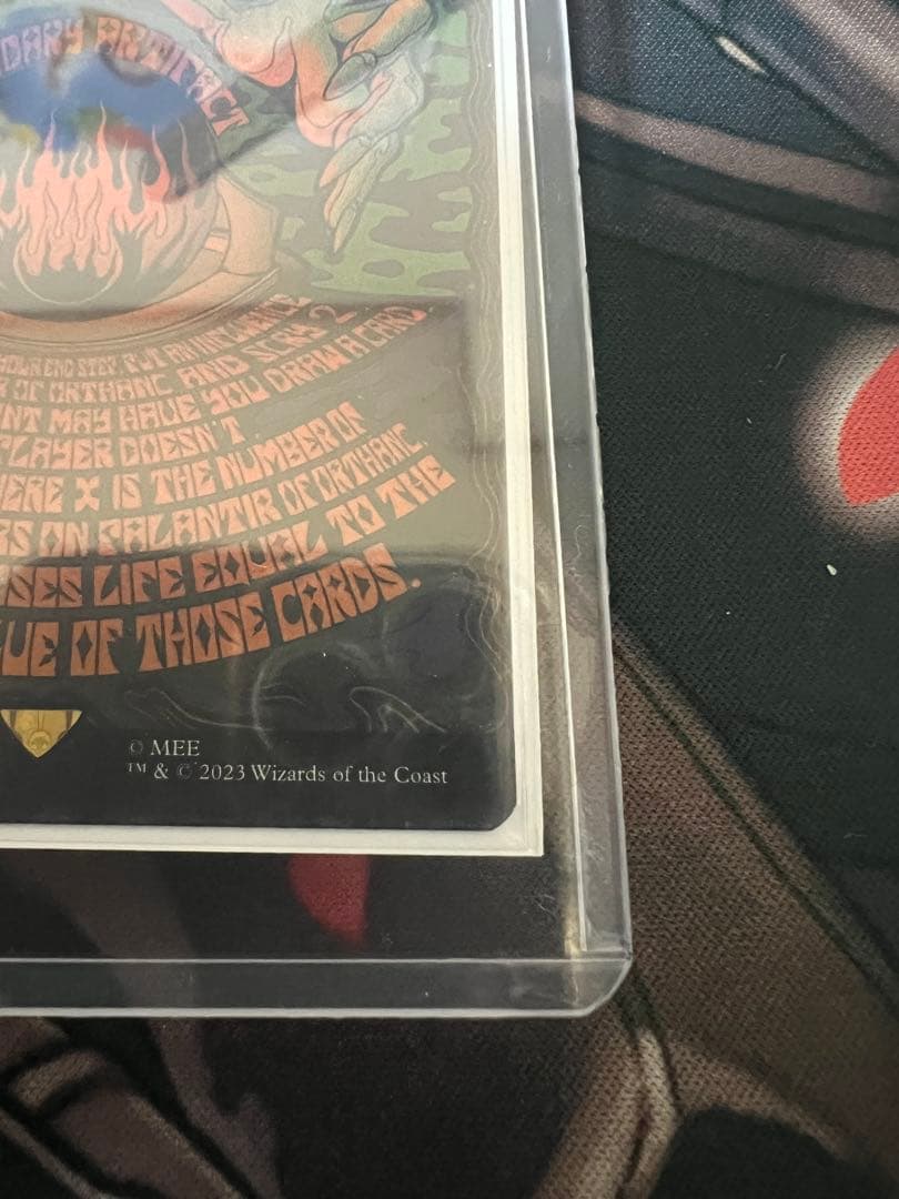 MTG オルサンクのパランティール Foil ボーダーレス　美品　パック開封直後