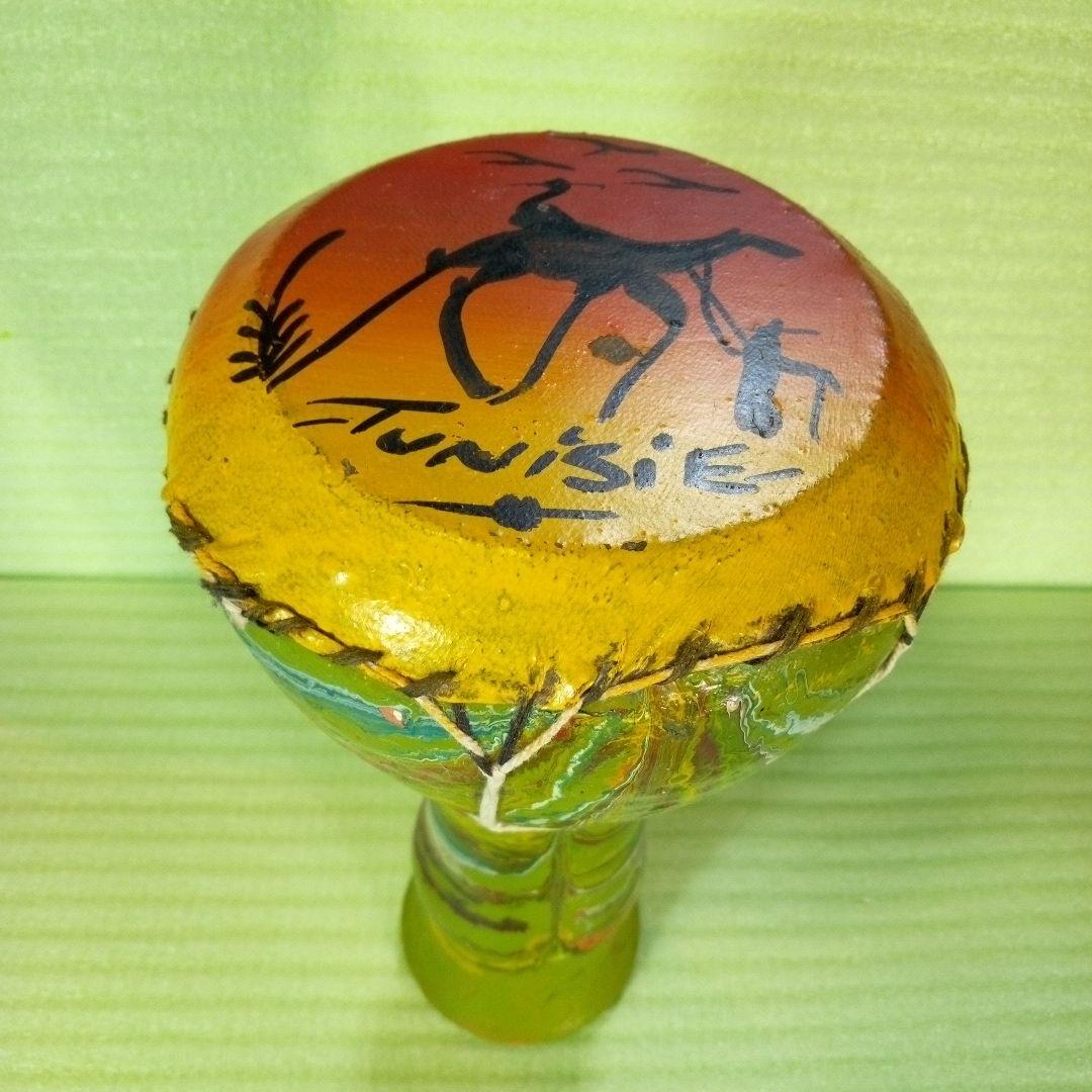 TunisiE　チュニジア　太鼓　アンティーク　オブジェ　インテリア