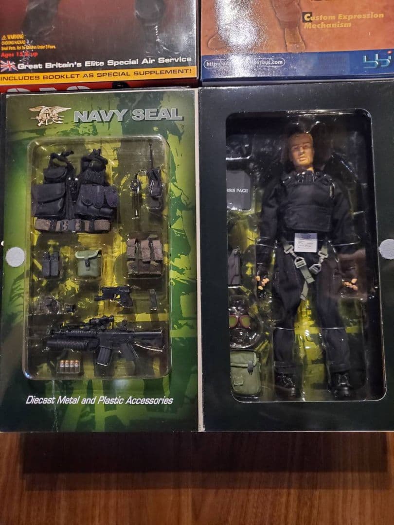 特殊部隊 アクションフィギュア SAS NAVY SEAL まとめ売り