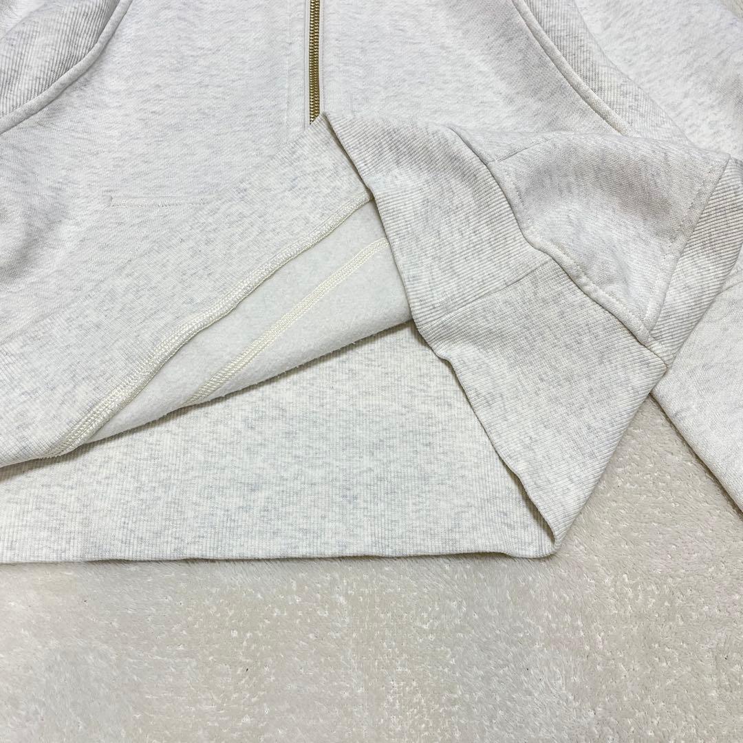 ルルレモン Scuba オーバーサイズ ファネルネックハーフジップ スウェット