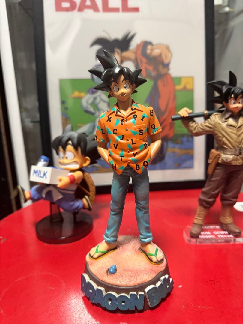 ドラゴンボール　孫悟空　アロハ　牛乳　アーミー