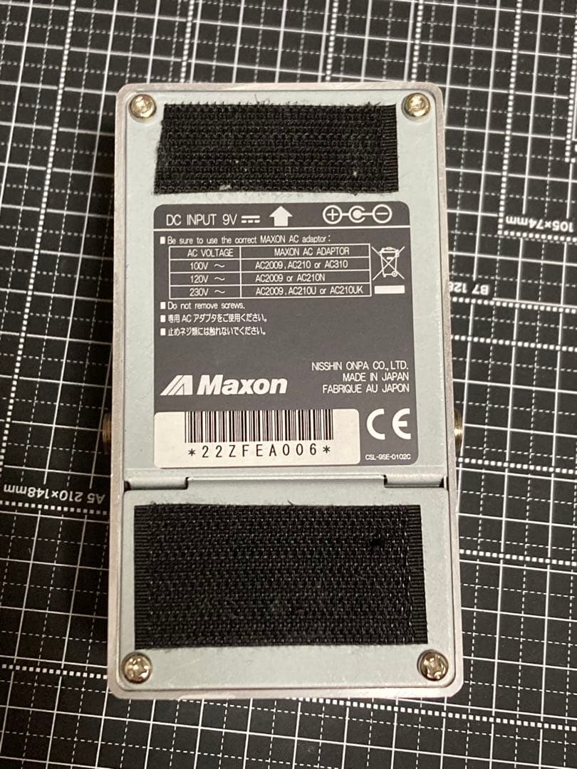 ギター maxon fuzz element earth