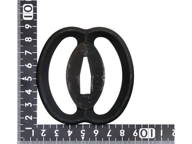 鍔　海鼠図透鐔　 T-018-1SU9