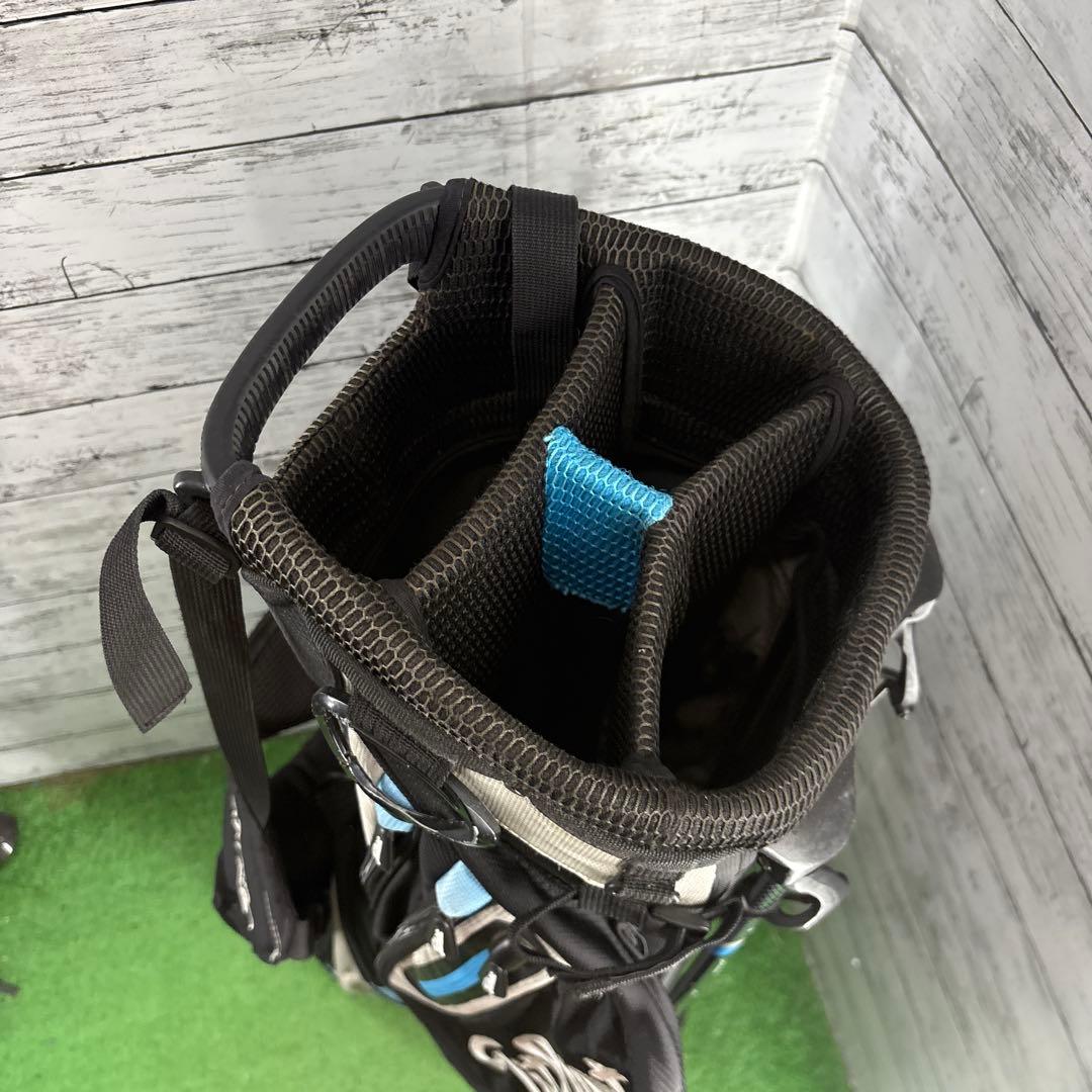Titleist キャディバッグ スタンド付き 黒/青