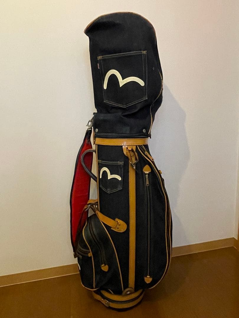 evisu エヴィス デニムキャディバッグ ゴルフ バッグ