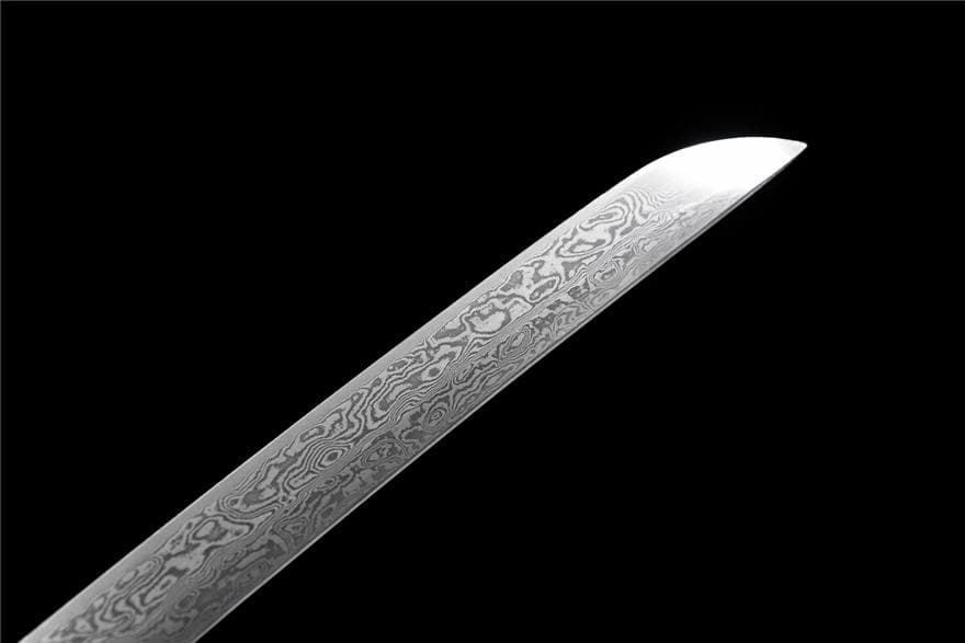 【墨痕】石洗模様スチールリング模様武士刀日本刀 模造刀 居合刀