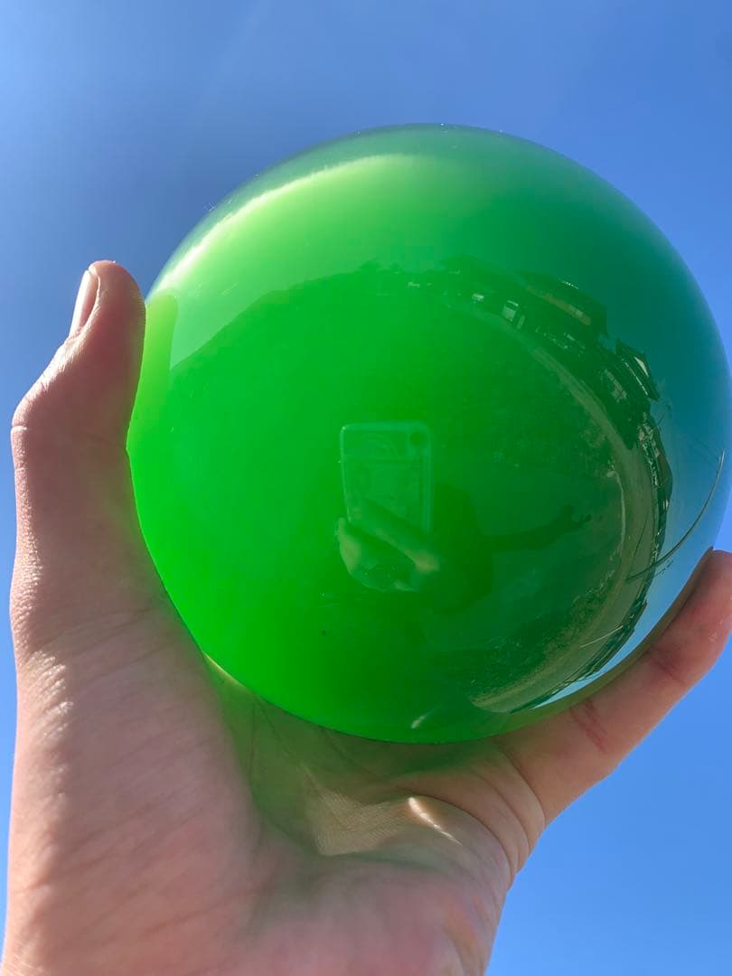 特大　キャットアイ　　グリーン　猫目石　珍品