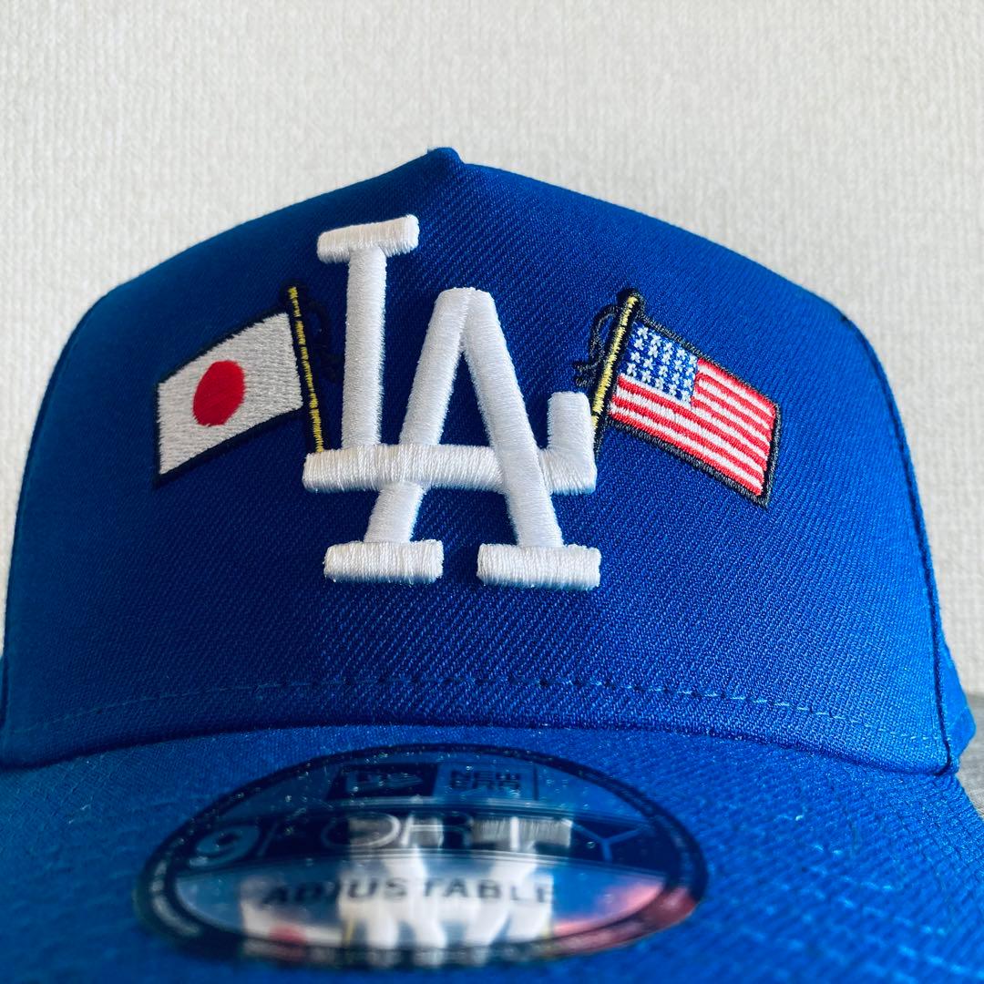 【US限定】ニューエラ ロサンゼルスドジャース 9FORTY Aフレーム ブルー