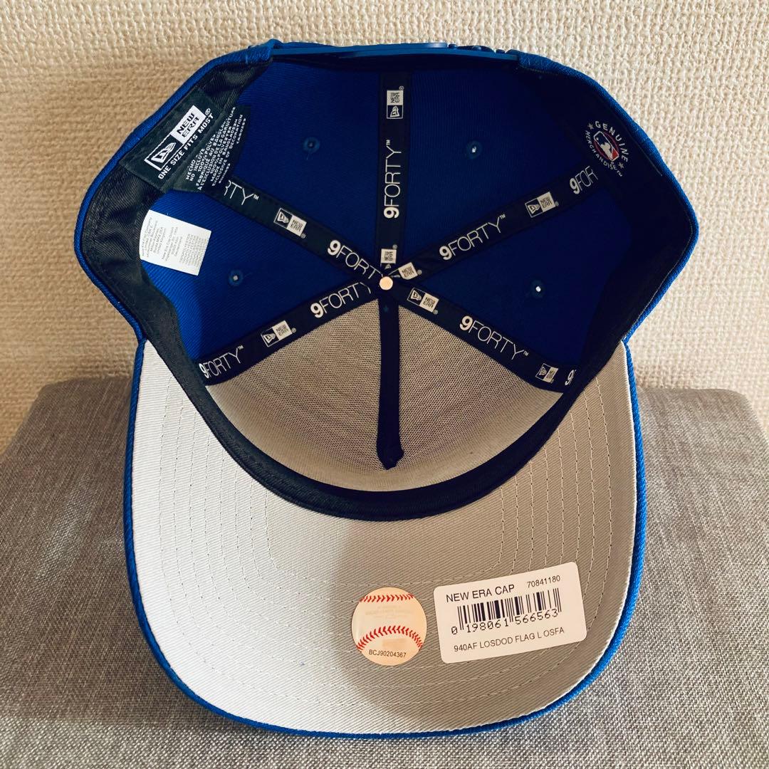 【US限定】ニューエラ ロサンゼルスドジャース 9FORTY Aフレーム ブルー