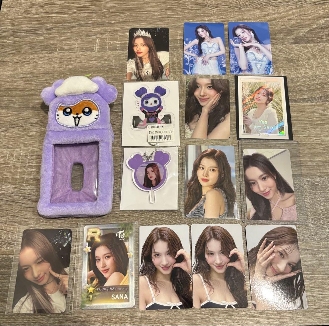 TWICE サナ　サブリー　トレカ　トレカケース　グッズ　まとめ売り