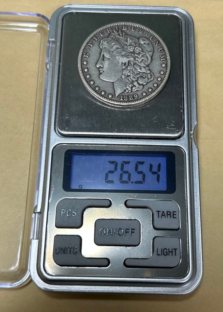 アメリカ1ドル銀貨 モルガンダラー 2枚セット 品位900 本物保証