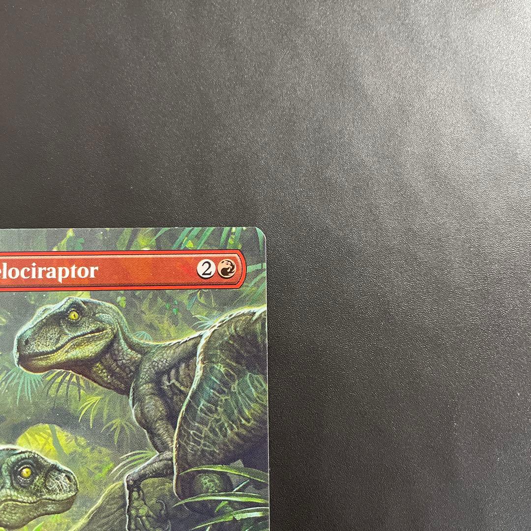 m860 004 ボーダーレス 狩りをするヴェロキラプトル REX