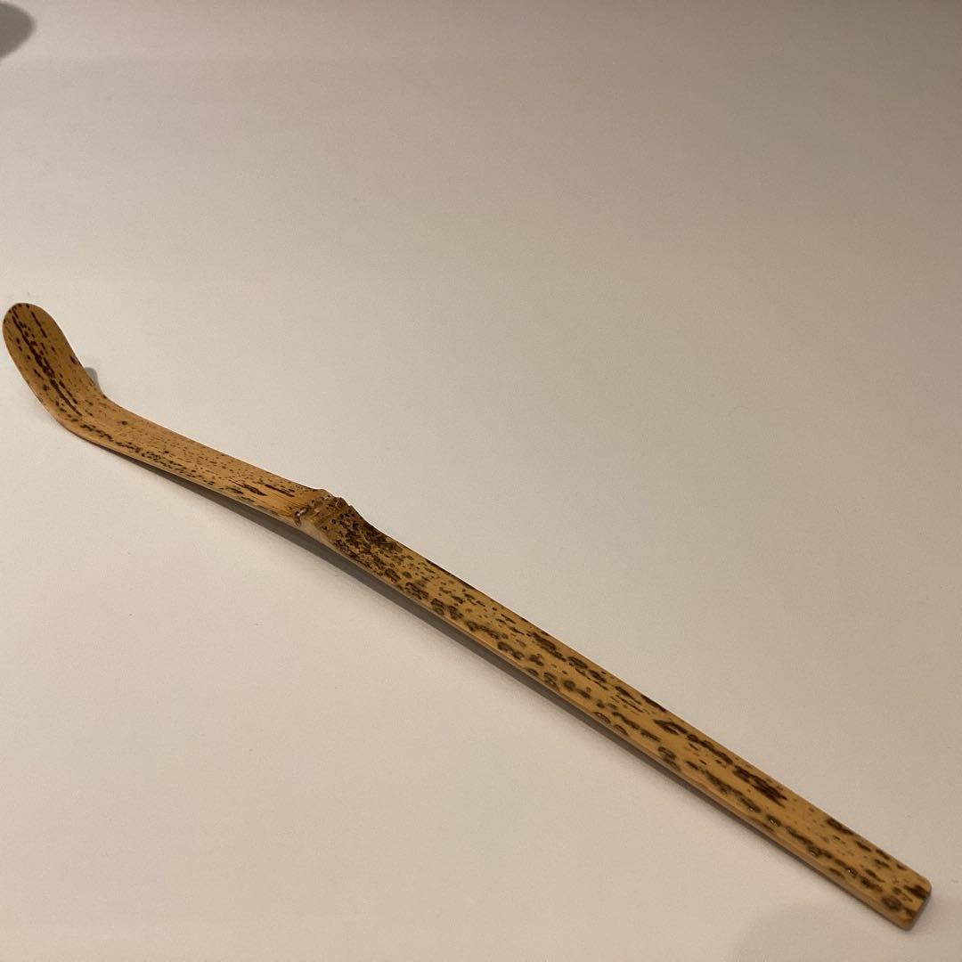 茶杓　蓬莱　再住　吉口桂堂