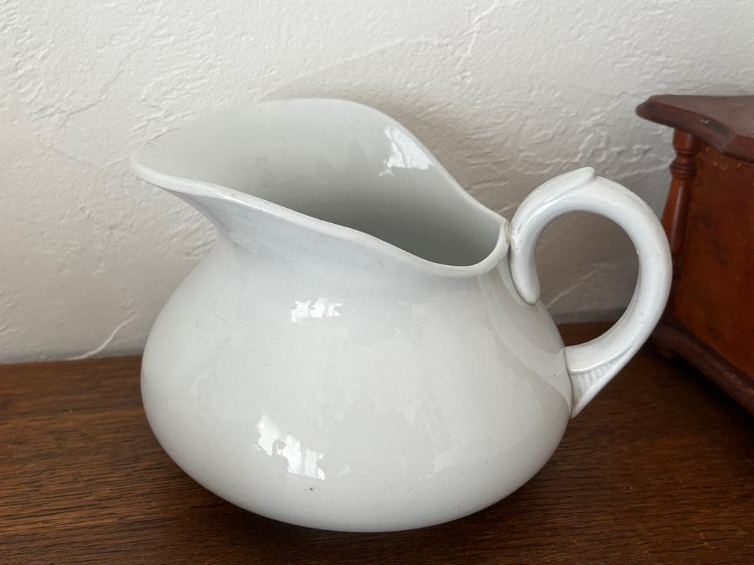 フランス　蚤の市　ピッチャー　ジャグ　ブロカント