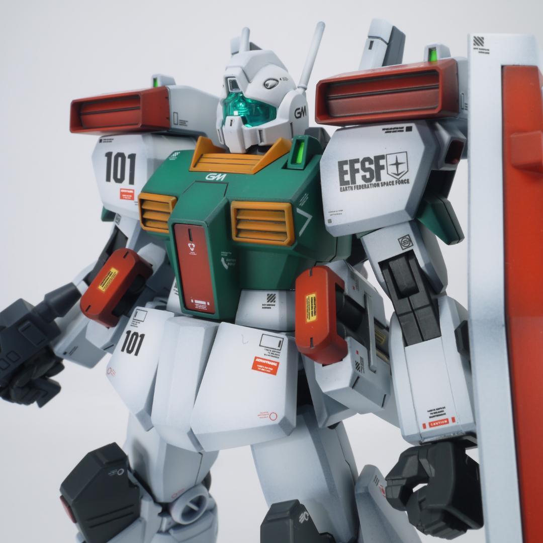 ガンプラ　HG ジムⅢ②　全塗装　完成品