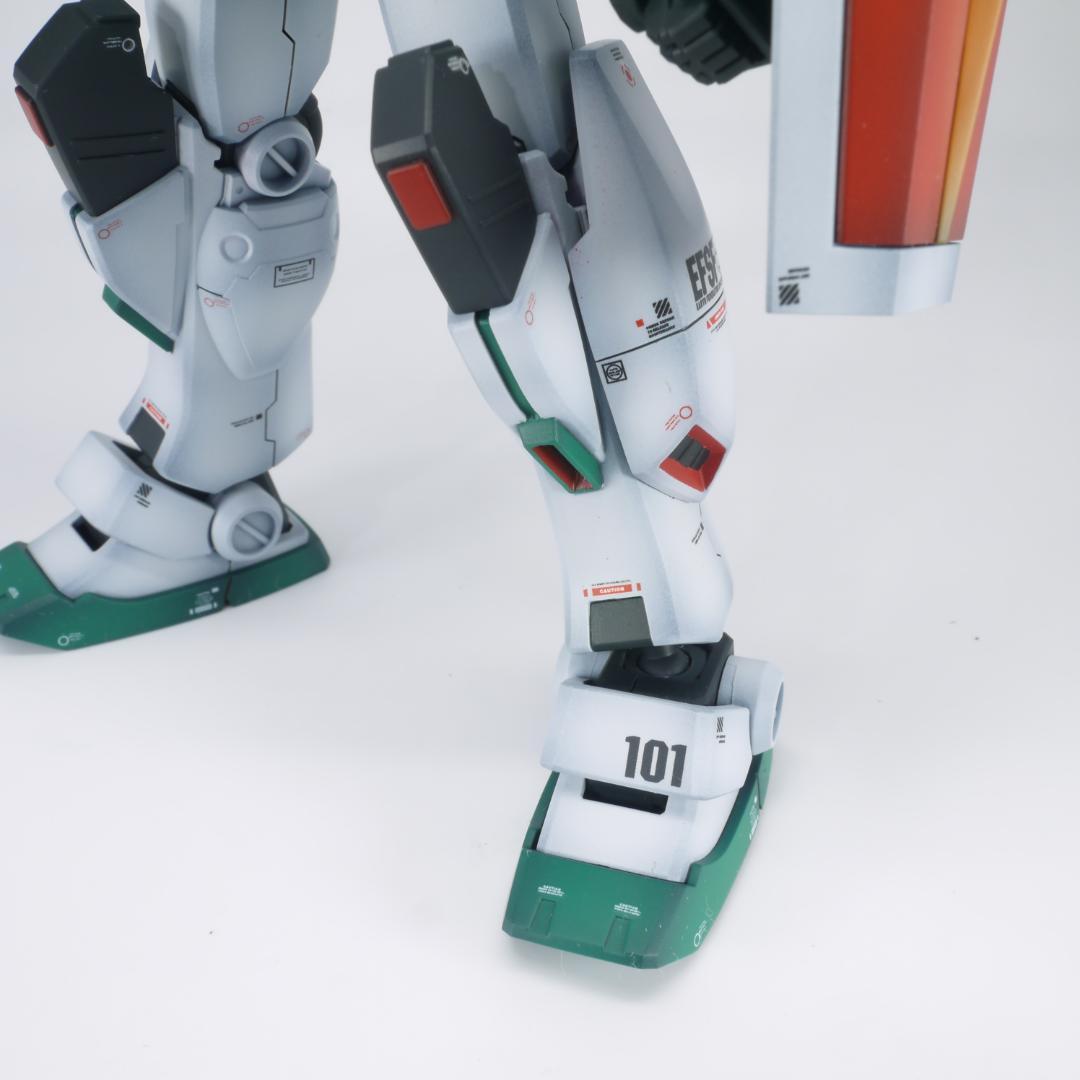 ガンプラ　HG ジムⅢ②　全塗装　完成品
