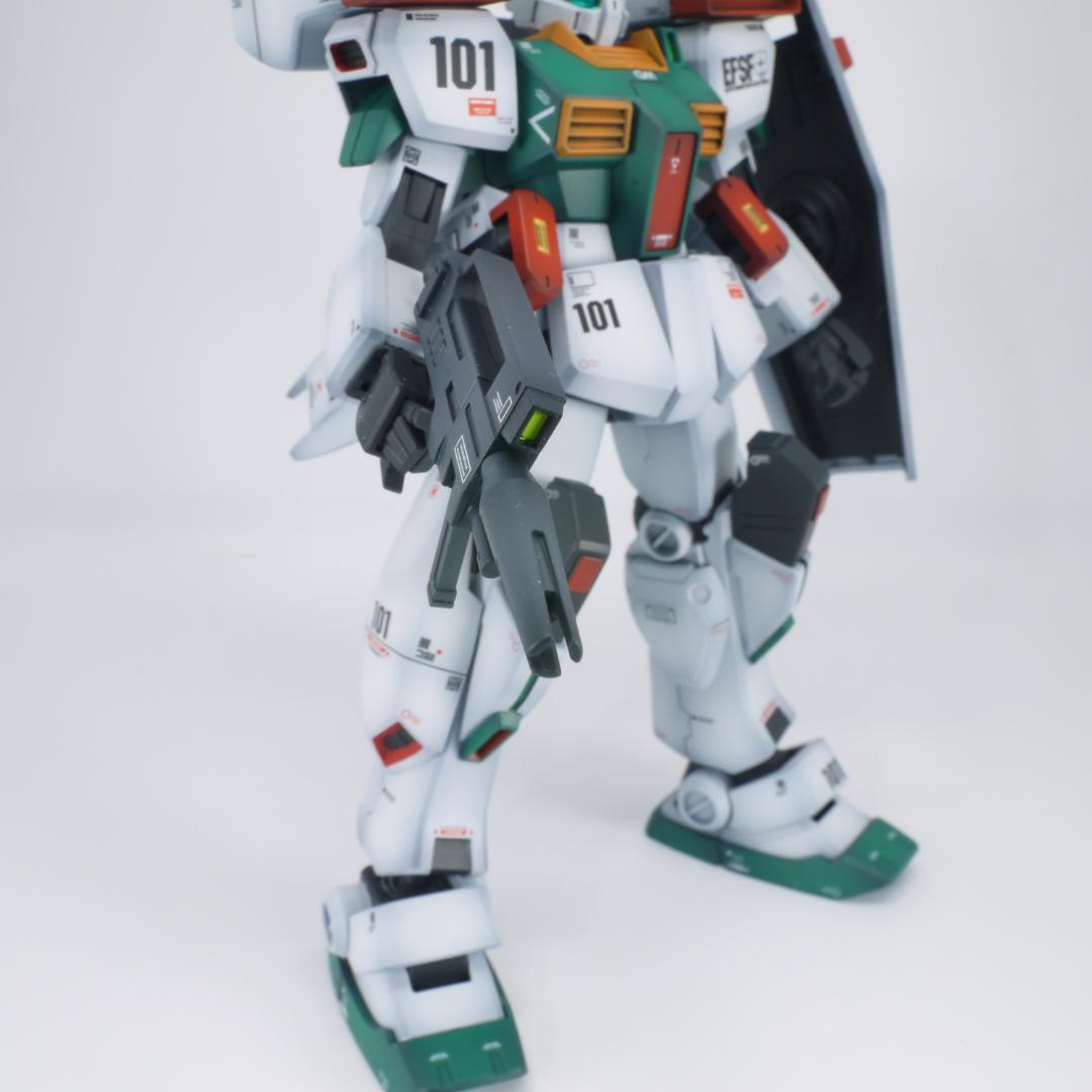 ガンプラ　HG ジムⅢ②　全塗装　完成品