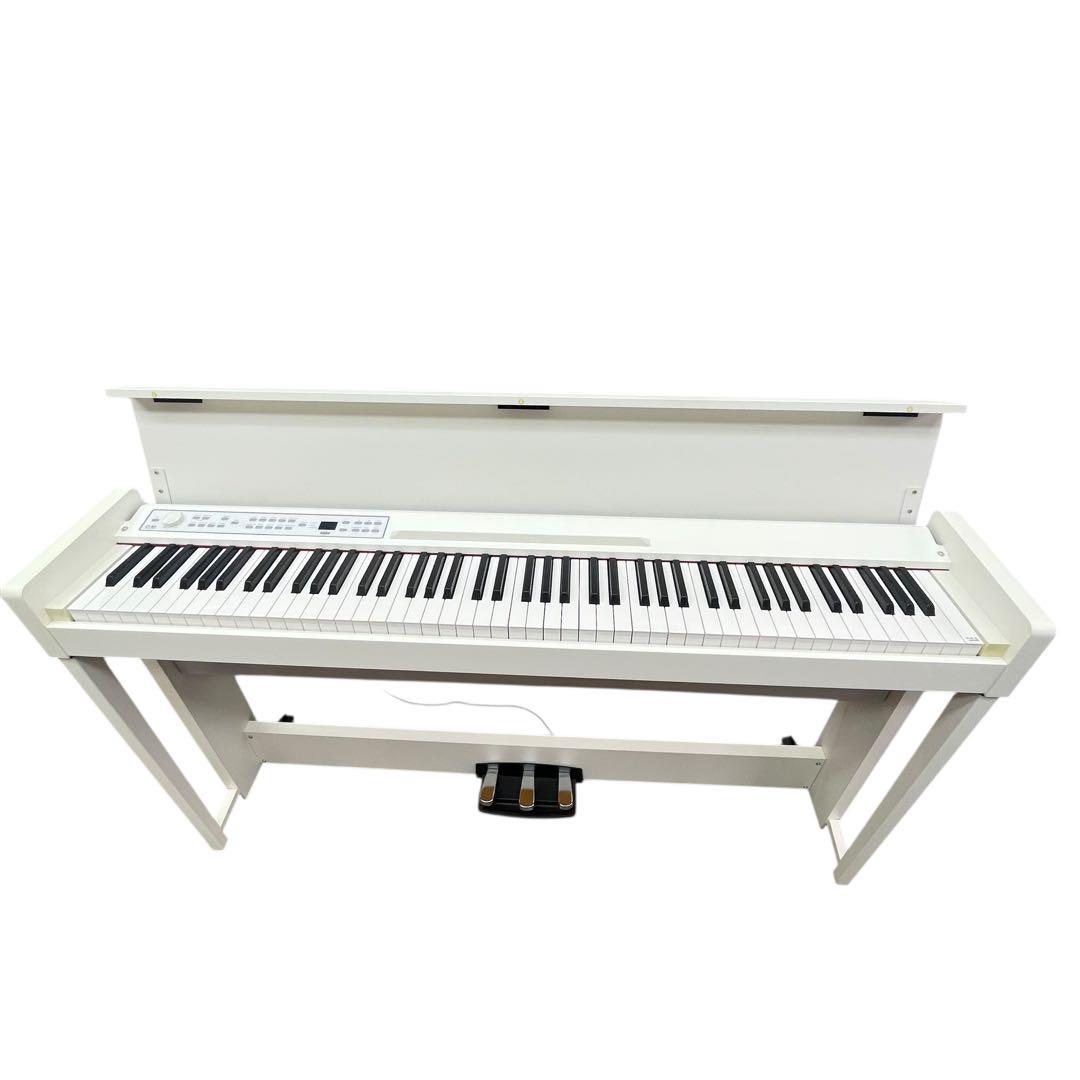 松井咲子カバー付き KORG C1 Air 88鍵 ホワイトデジタルピアノ