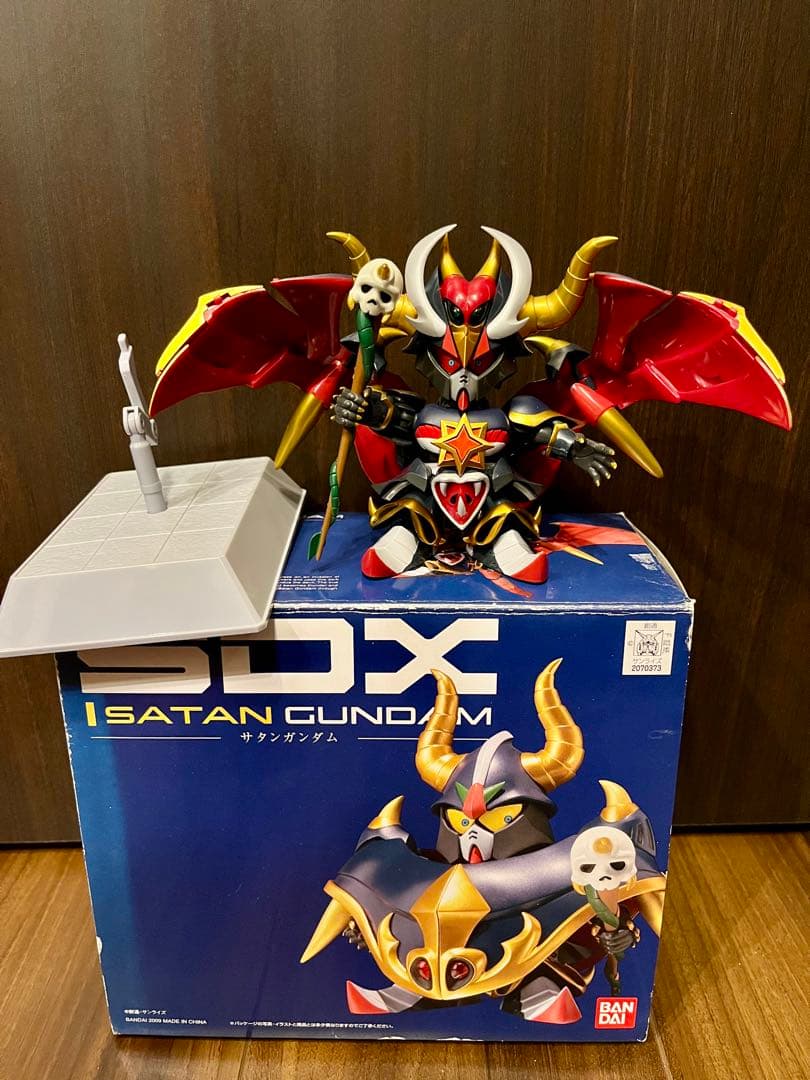 ほぼ未使用 SDX サタンガンダム ブラックドラゴン SDガンダム外伝 バンダイ
