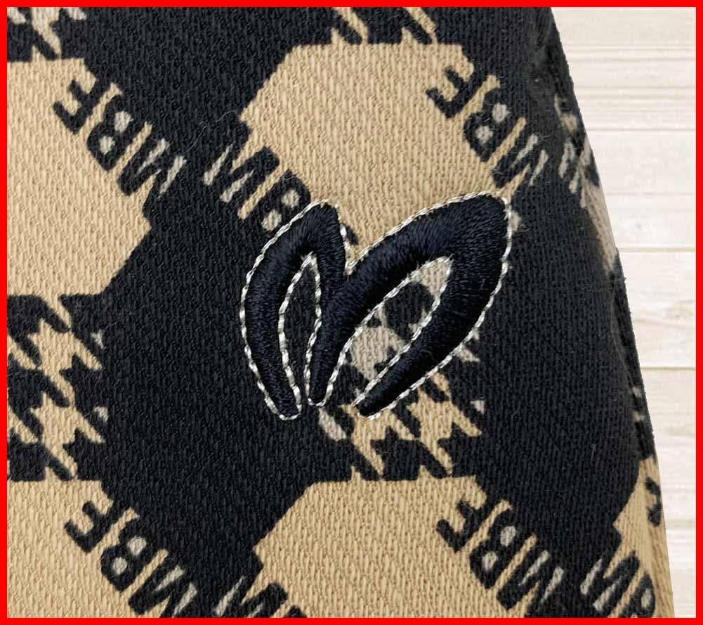 【新品】マスターバニーゴルフスカートボンディングプリント5ポケットベージュ0S