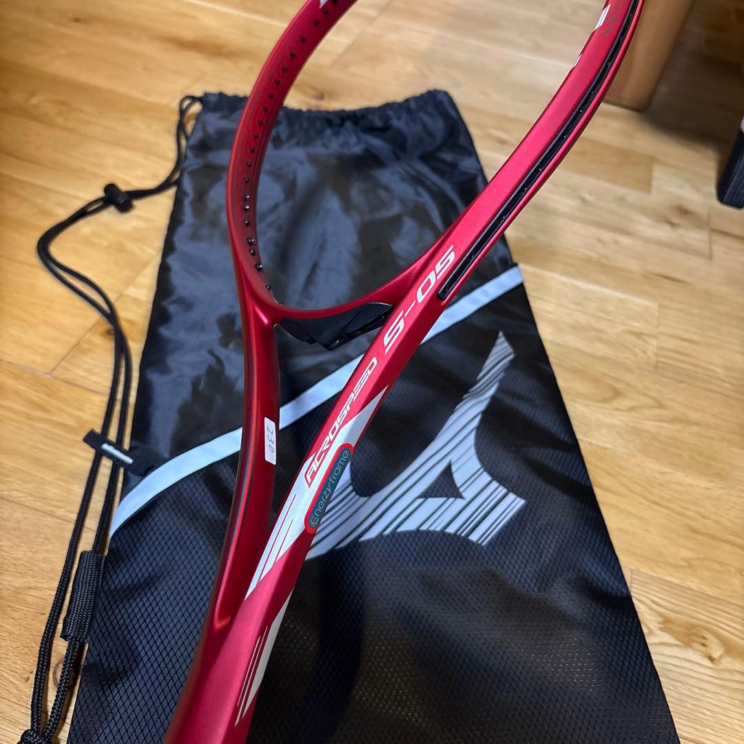 ソフトテニスラケット ミズノ アクロスピードS-05 専用ケース付き