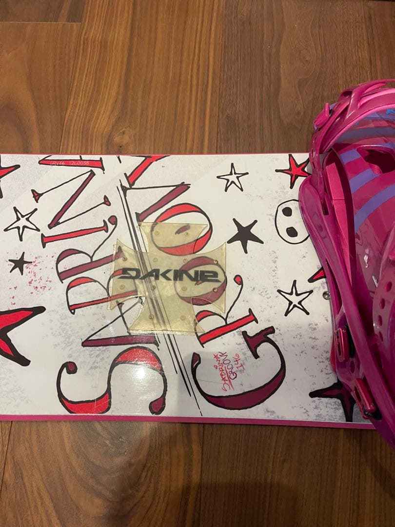 SABRINA GROOVY スノーボード FLUX ビンディングセット146㎝