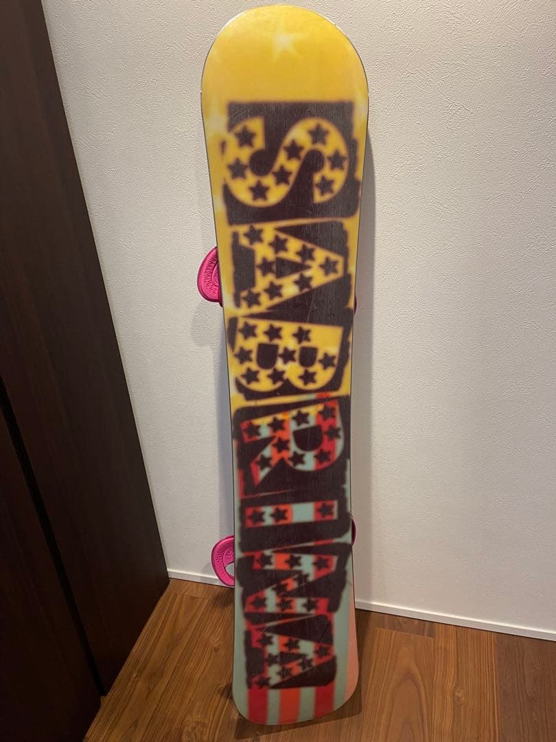 SABRINA GROOVY スノーボード FLUX ビンディングセット146㎝