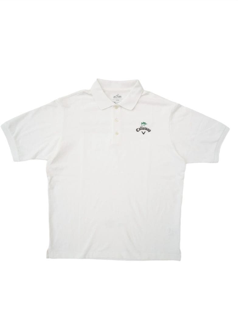 Clubhaus×Callawayコラボポロシャツ メンズMサイズ 白