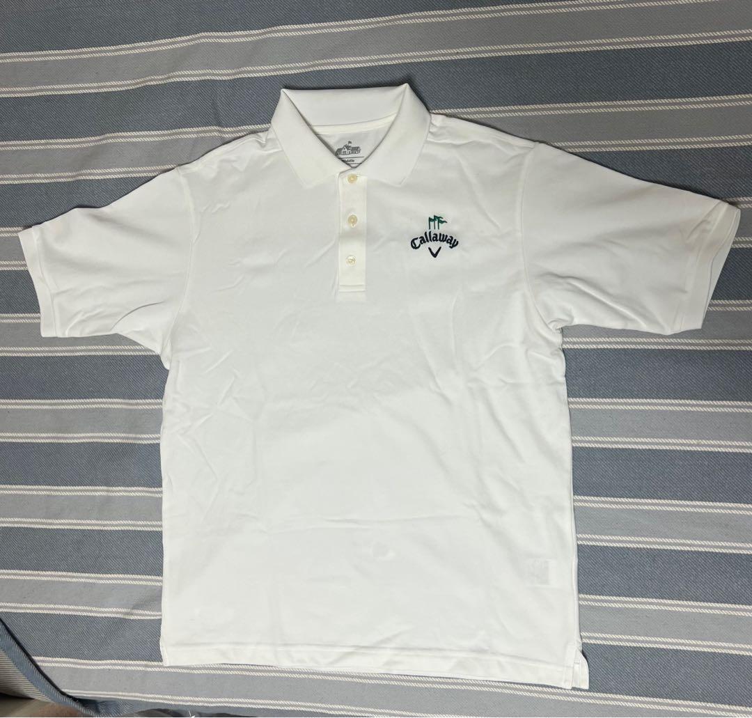Clubhaus×Callawayコラボポロシャツ メンズMサイズ 白