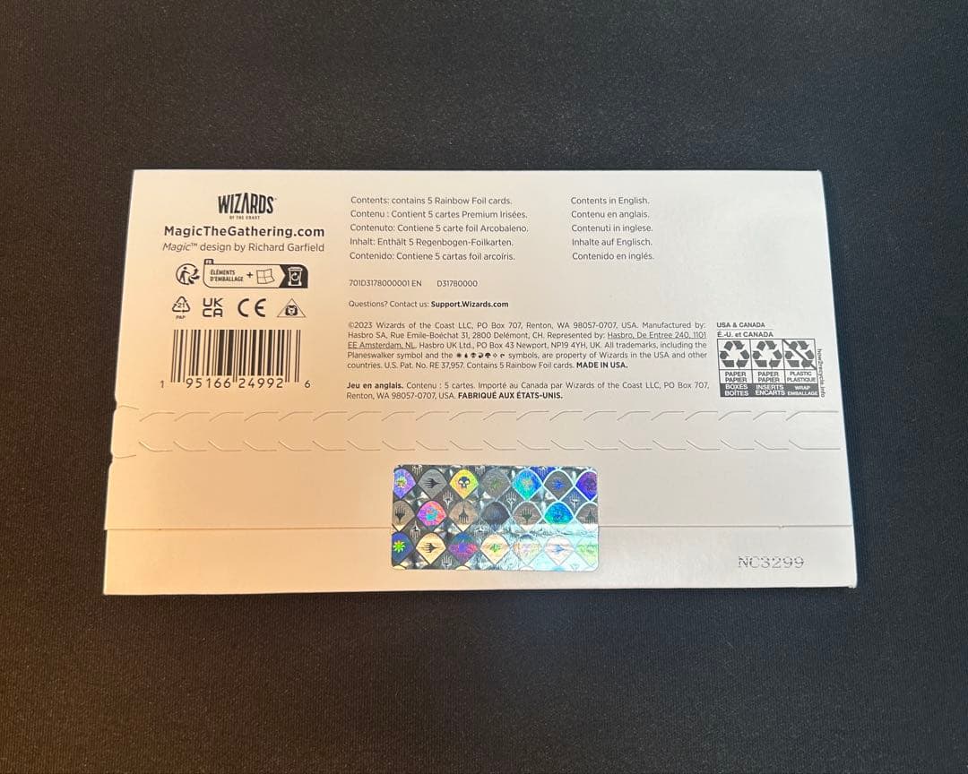 MTG【Foil】The Lost Caverns of Ixalan１箱