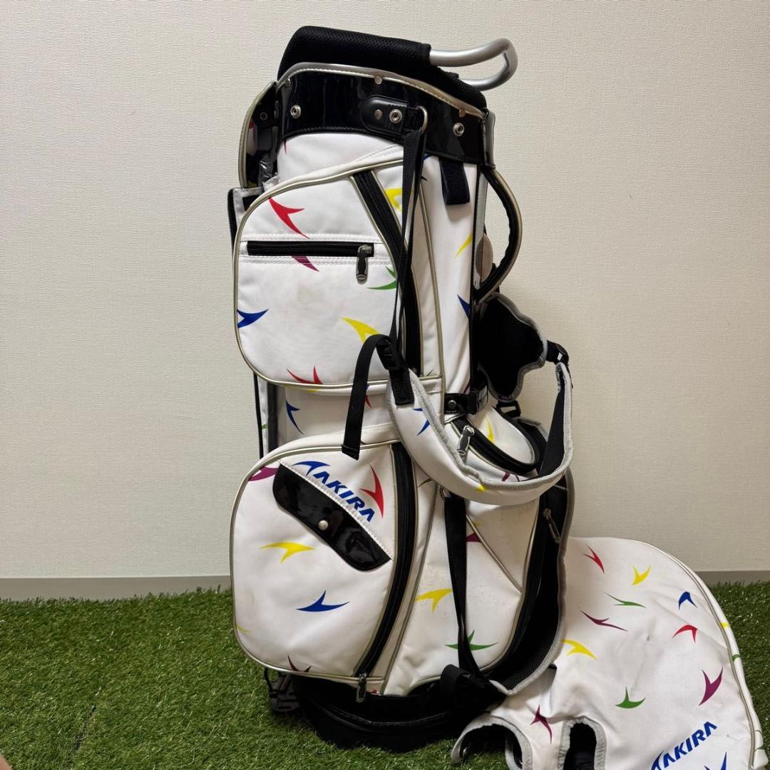 AKIRA アキラ キャディバッグ ゴルフバッグ スタンド式 2018年式