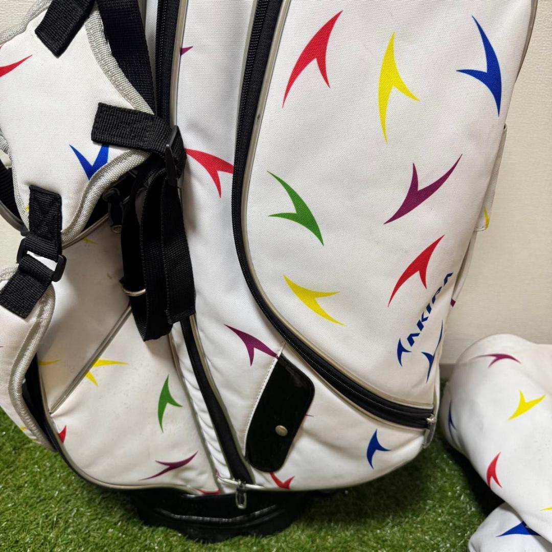 AKIRA アキラ キャディバッグ ゴルフバッグ スタンド式 2018年式