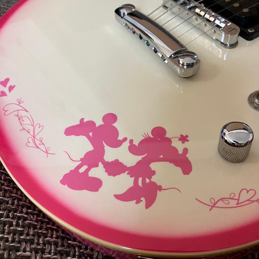 エレキギターミッキー ミニー デザイン ディズニー