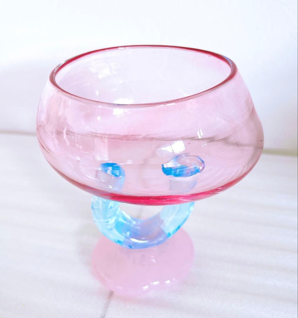 miwa ito ミワイトウ ガラス アイスクリームカップ　本物保証台座サイン有